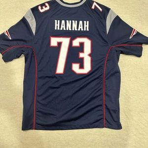Vintage John Hannah Patriots 2XL jersey